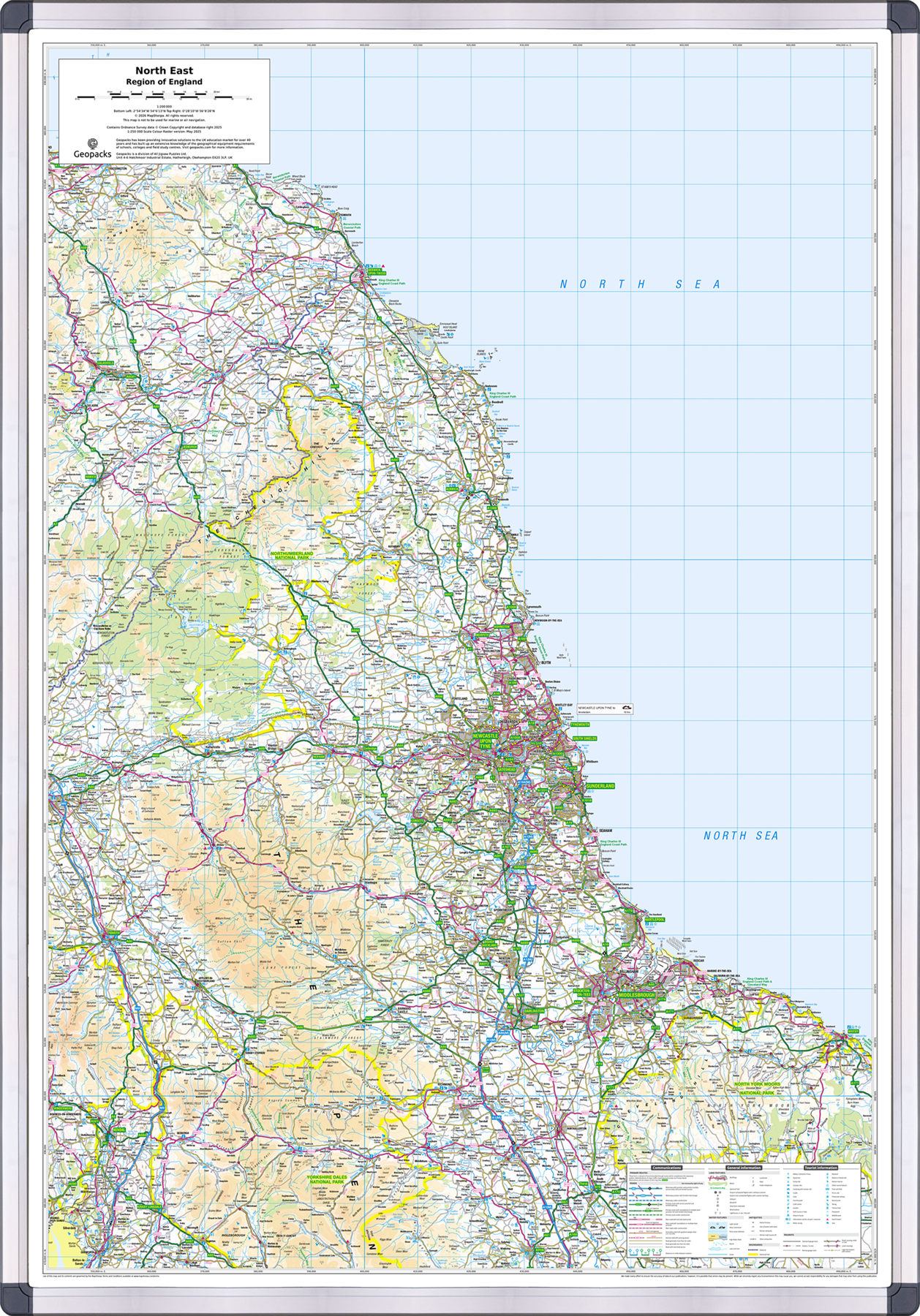 North East England: Regional Map