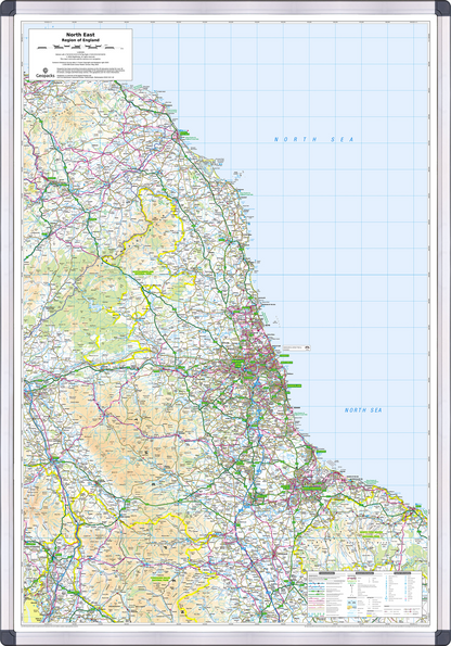 North East England: Regional Map