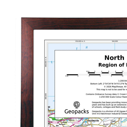 North East England: Regional Map