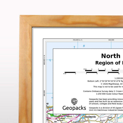 North East England: Regional Map