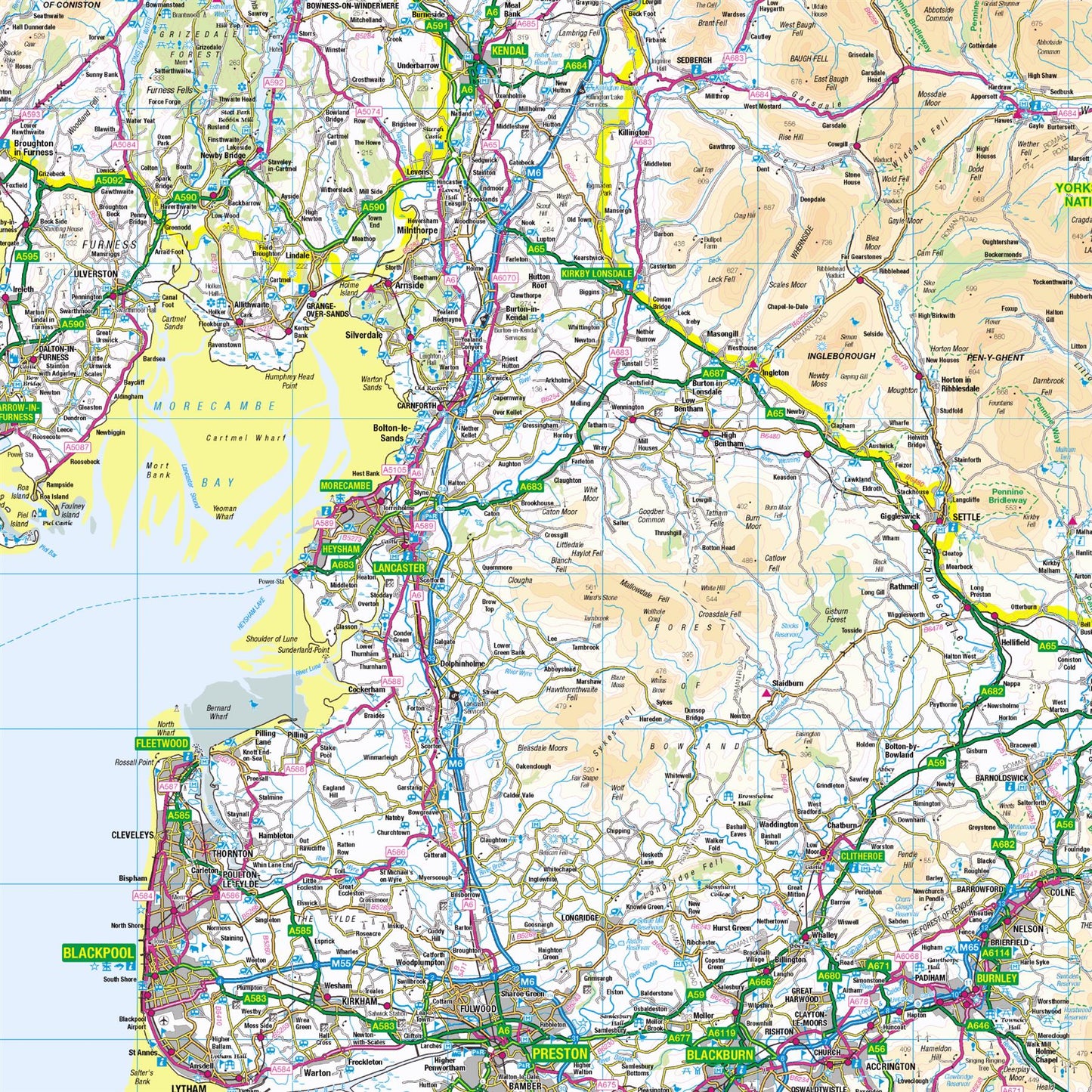 North West England: Regional Map