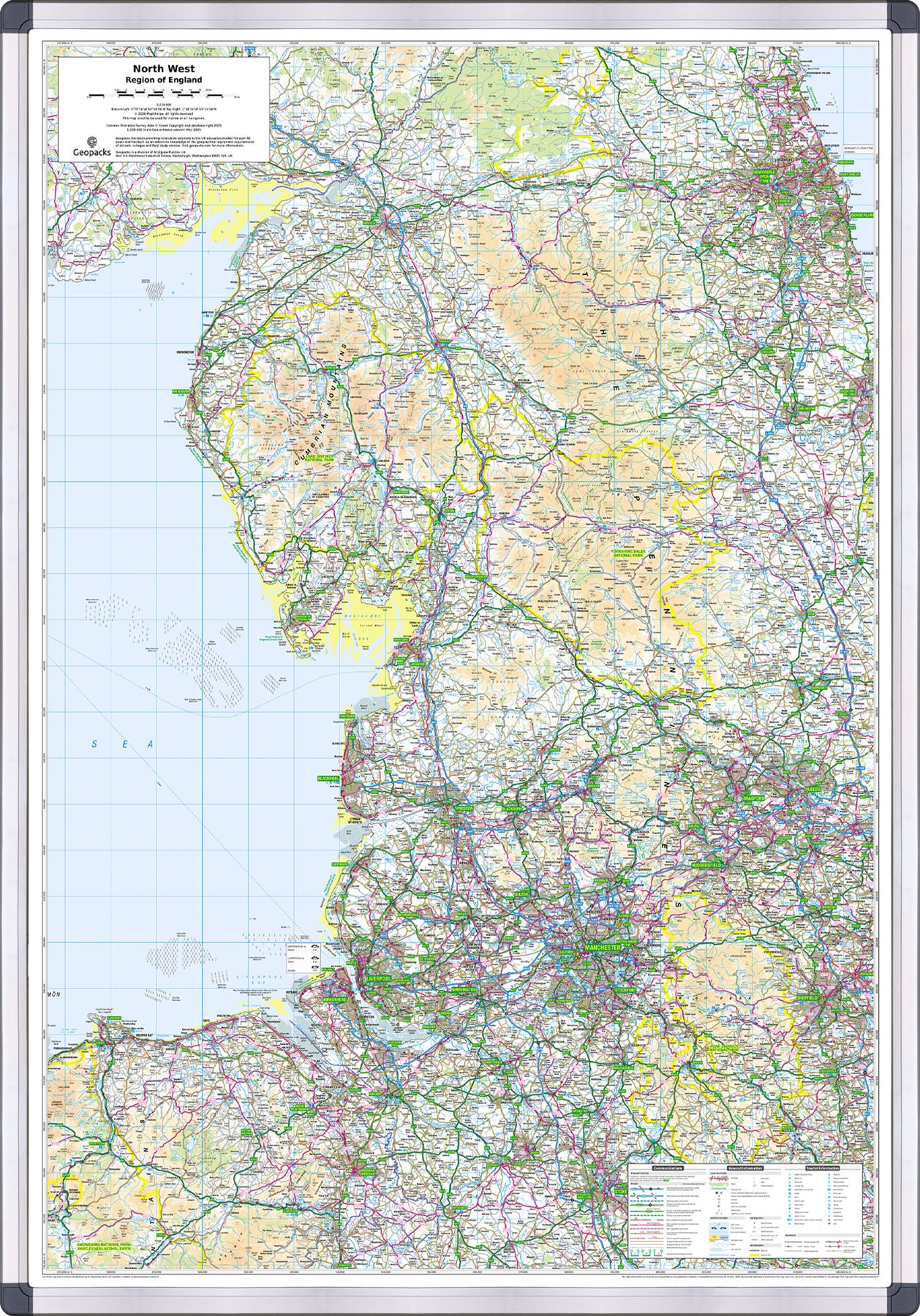 North West England: Regional Map