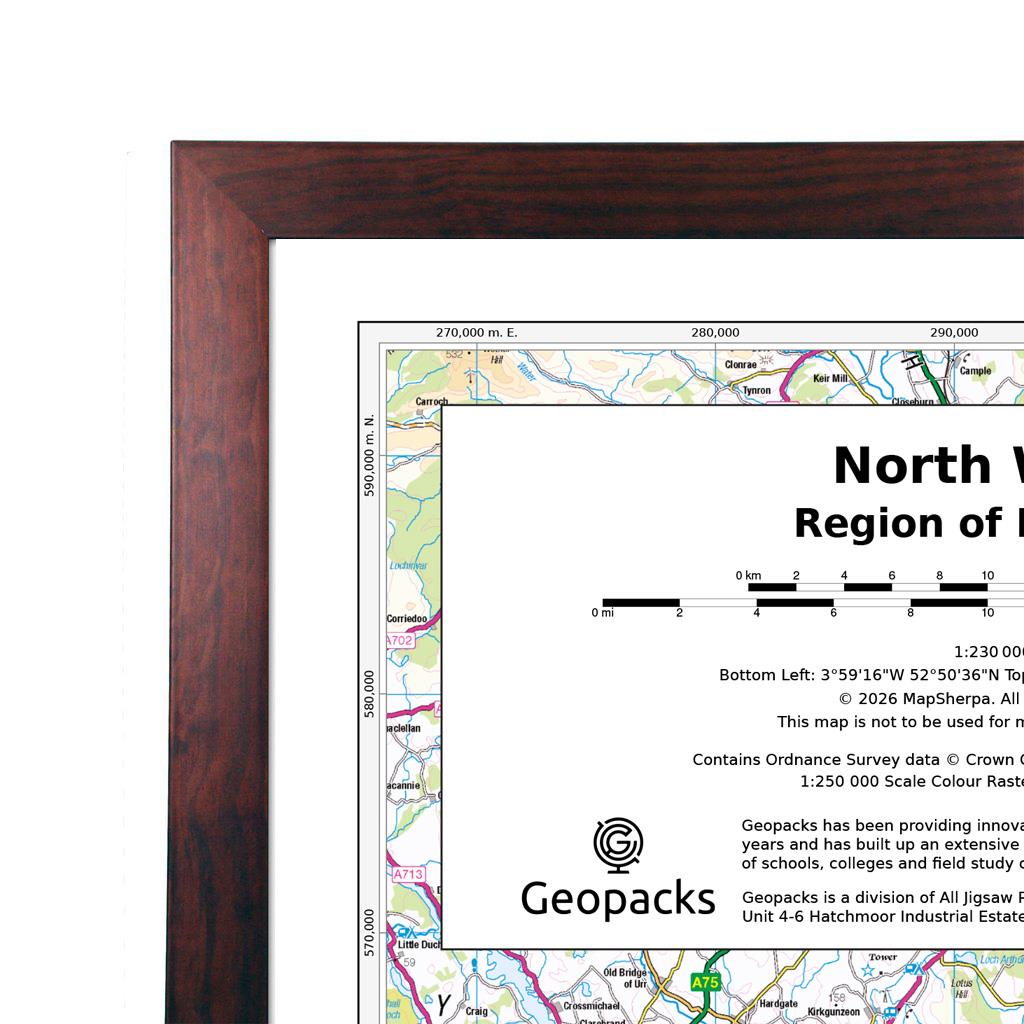 North West England: Regional Map