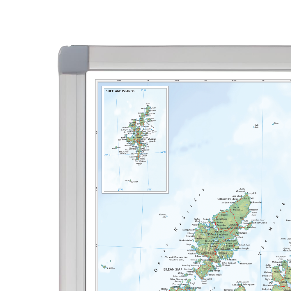 Scotland Map Java Physical Map of Scotland Wall Map – Geopacks