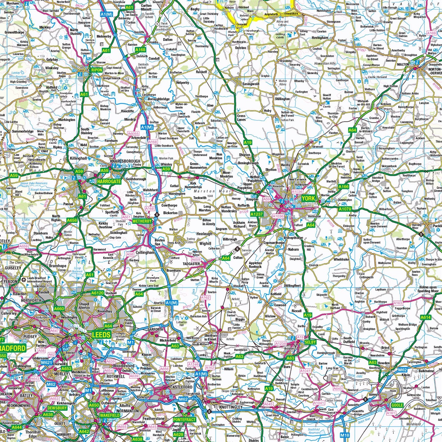 Yorkshire & The Humber: Regional Map