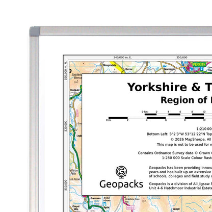 Yorkshire & The Humber: Regional Map