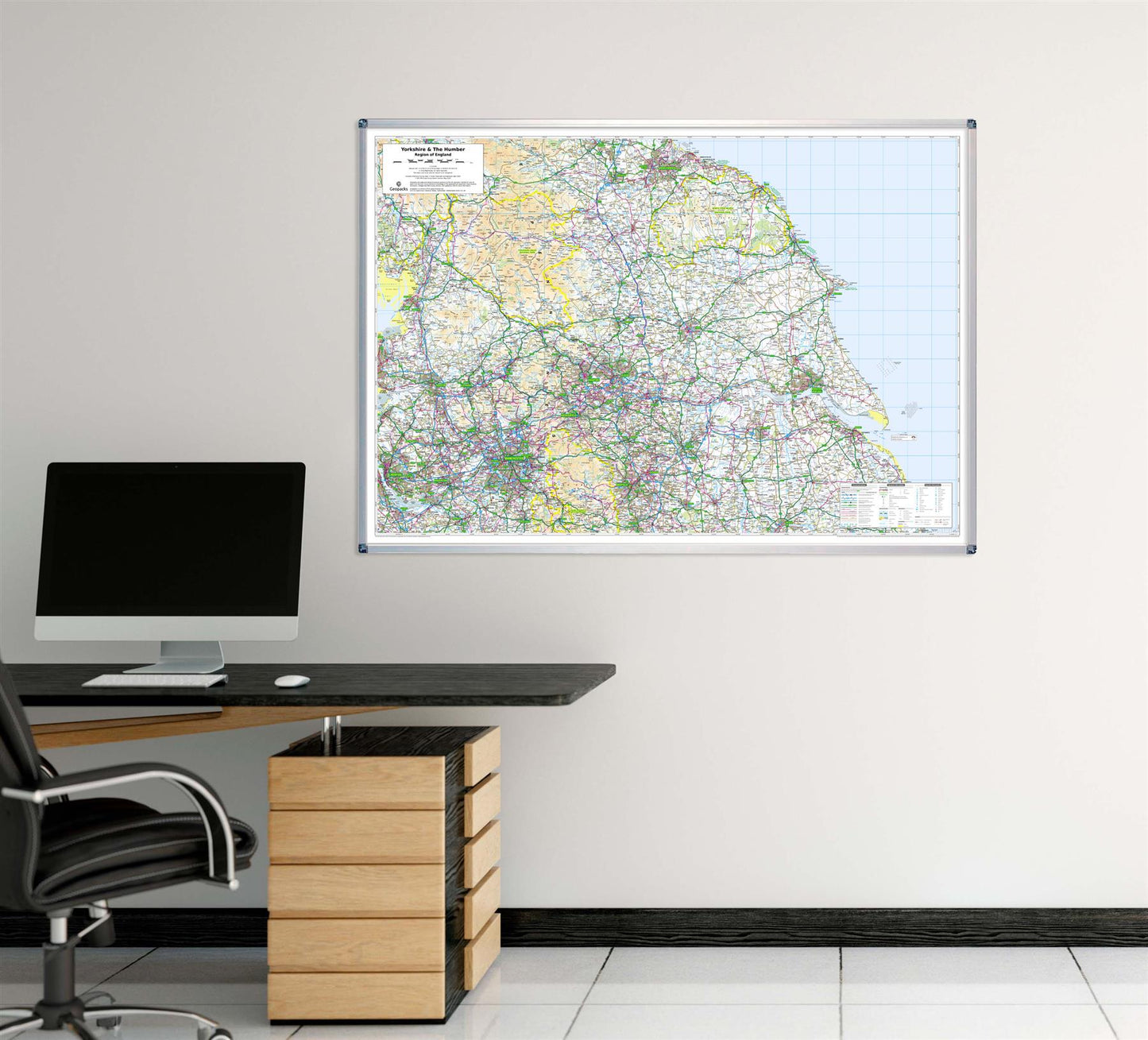 Yorkshire & The Humber: Regional Map