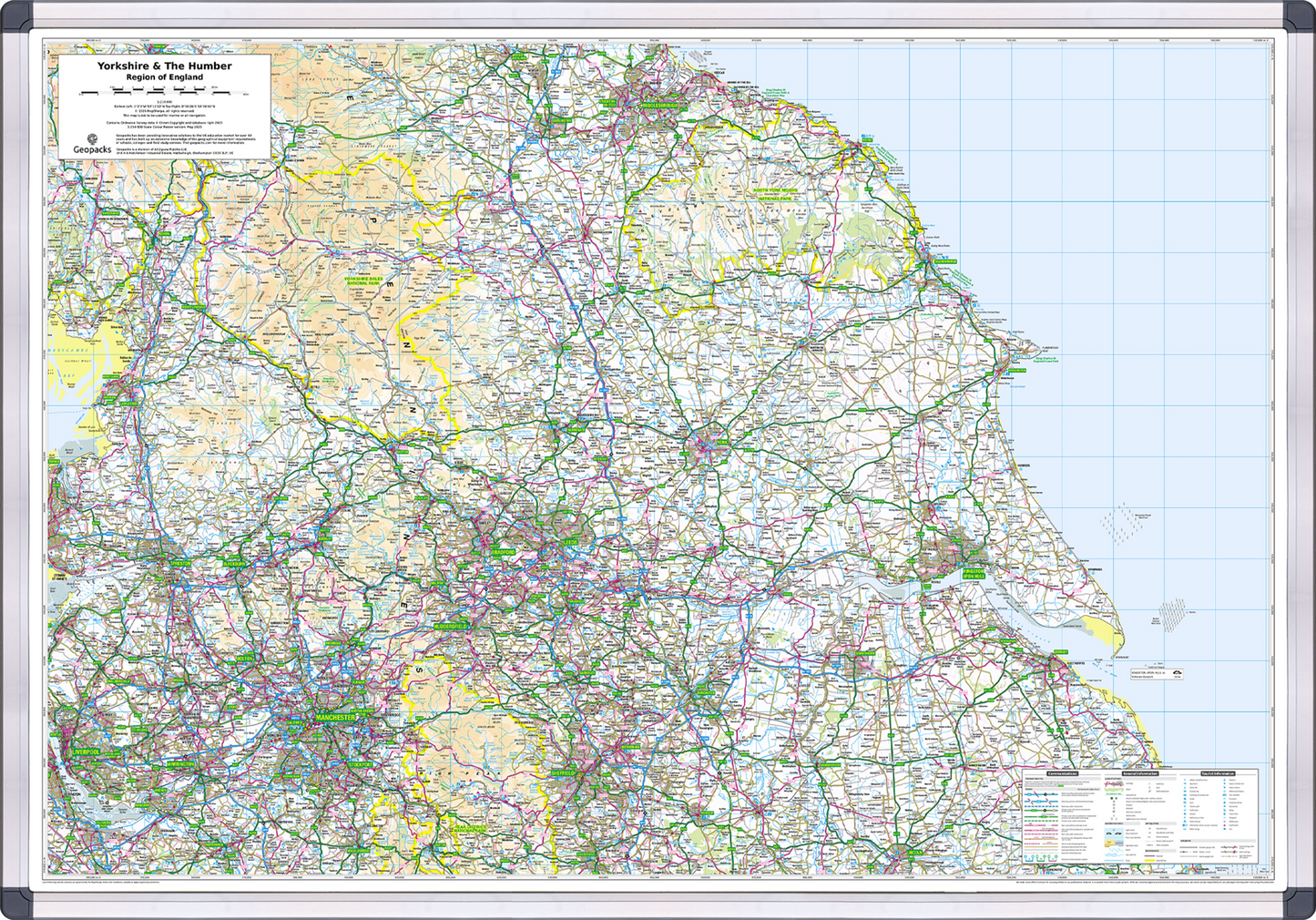 Yorkshire & The Humber: Regional Map