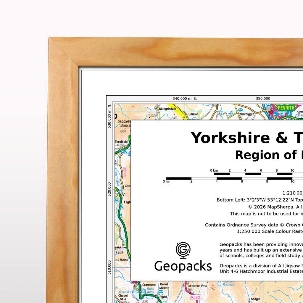 Yorkshire & The Humber: Regional Map