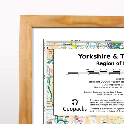 Yorkshire & The Humber: Regional Map