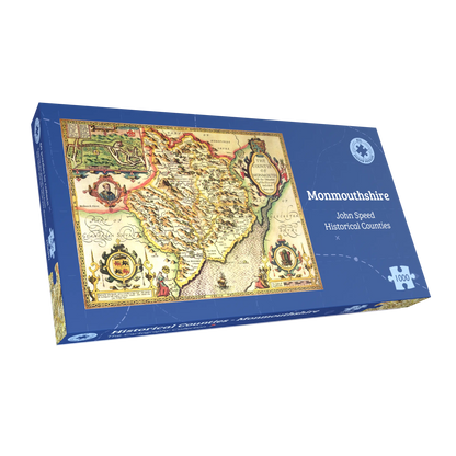 Monmouthshire Historical Map 1000 Piece Jigsaw Puzzle (1610)