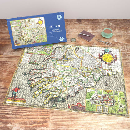 Munster Historical Map 1000 Piece Jigsaw Puzzle (1610)
