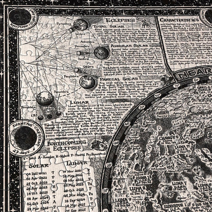 Moon Map Jigsaw 
Puzzle - 1000 pieces