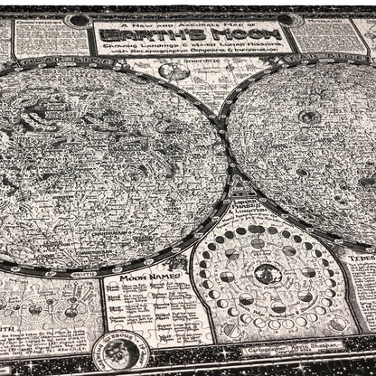Moon Map Jigsaw 
Puzzle - 1000 pieces