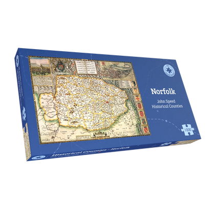 Norfolk Historical Map 1000 Piece Jigsaw Puzzle (1610)
