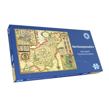 Northamptonshire Historical Map 1000 Piece Jigsaw Puzzle (1610)