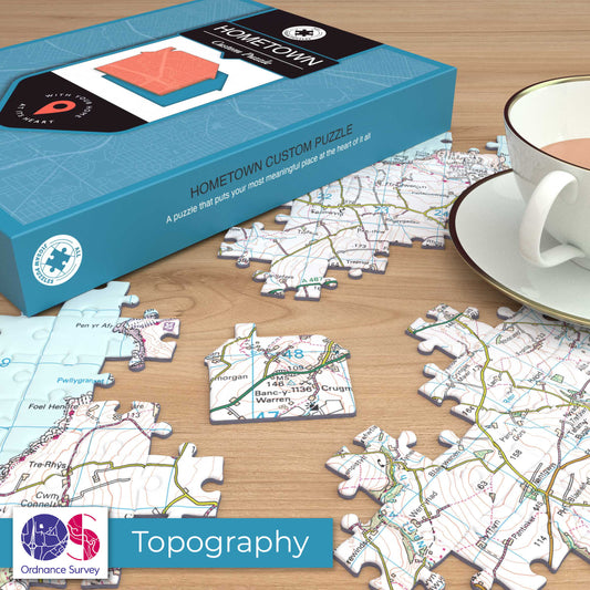 Hometown Map UK Jigsaw Puzzle