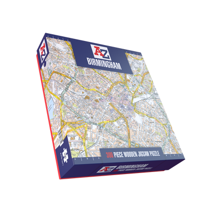 A-Z Map of  Birmingham 1000 or 300 Piece Jigsaw