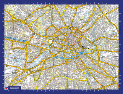 A-Z Map of  Manchester 1000 or 300 Piece Jigsaw