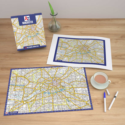 A-Z Map of  Birmingham 1000 or 300 Piece Jigsaw
