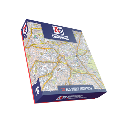 A-Z Map of  Edinburgh 1000 or 300 Piece Jigsaw