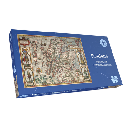 John Speed Historical Map of Scotland 1000 Piece Jigsaw Puzzle