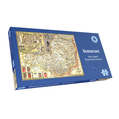 Somerset Historical Map 1000 Piece Jigsaw Puzzle (1610)