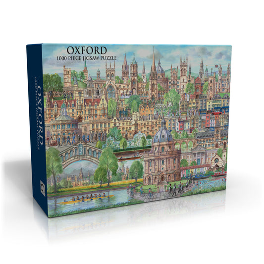 Oxford Map by K.J.Lewis 1000 Piece Jigsaw Puzzle