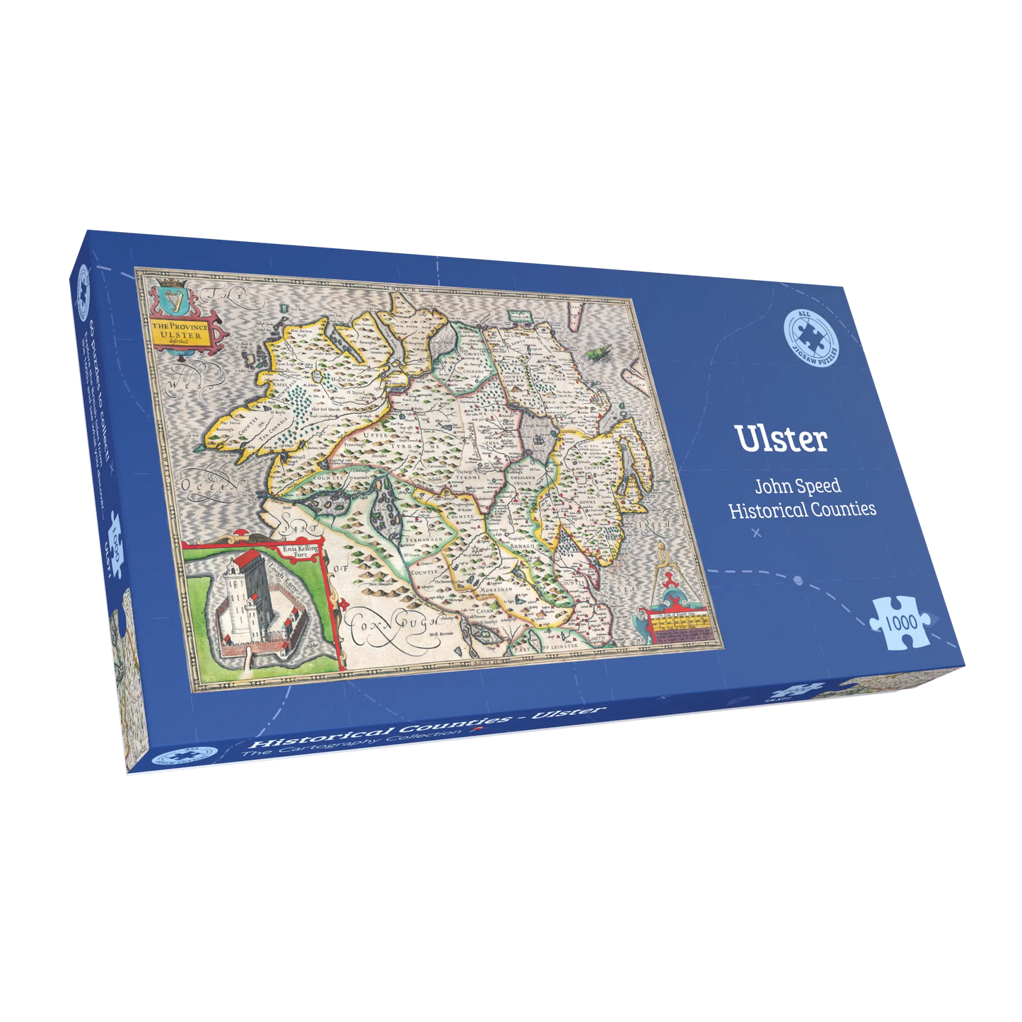 Ulster Historical Map 1000 Piece Jigsaw Puzzle (1610)