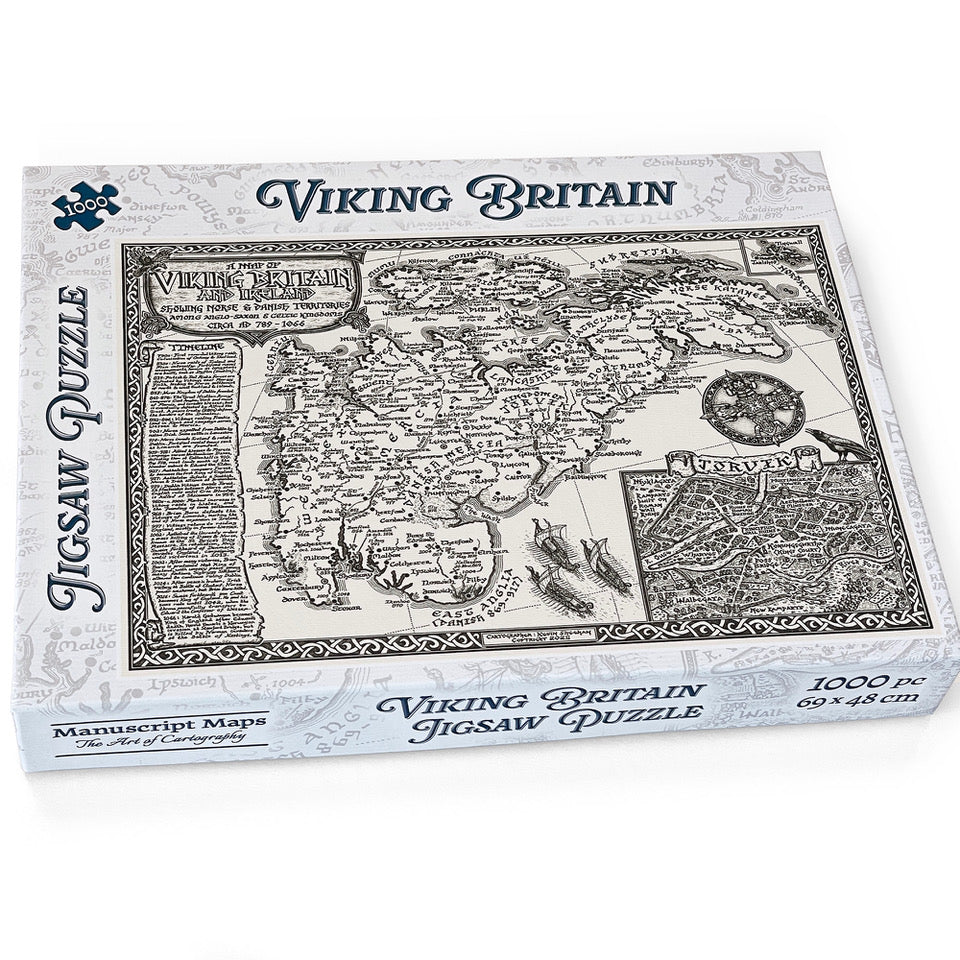 Viking Britain Map 1000 piece Jigsaw Puzzle