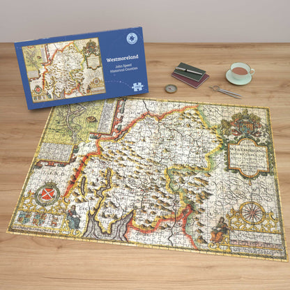 Westmoreland Historical Map 1000 Piece Jigsaw Puzzle (1610)