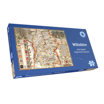Wiltshire Historical Map 1000 Piece Jigsaw Puzzle (1610)