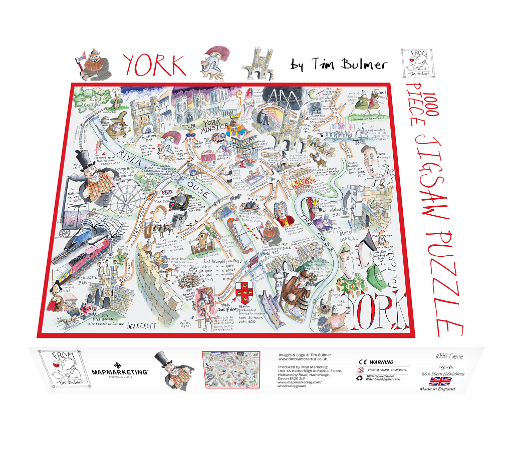 York - Tim Bulmer 1000 Piece Jigsaw Puzzle