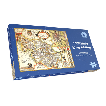 Yorkshire West Riding Historical Map 1000 Piece Jigsaw Puzzle (1610)