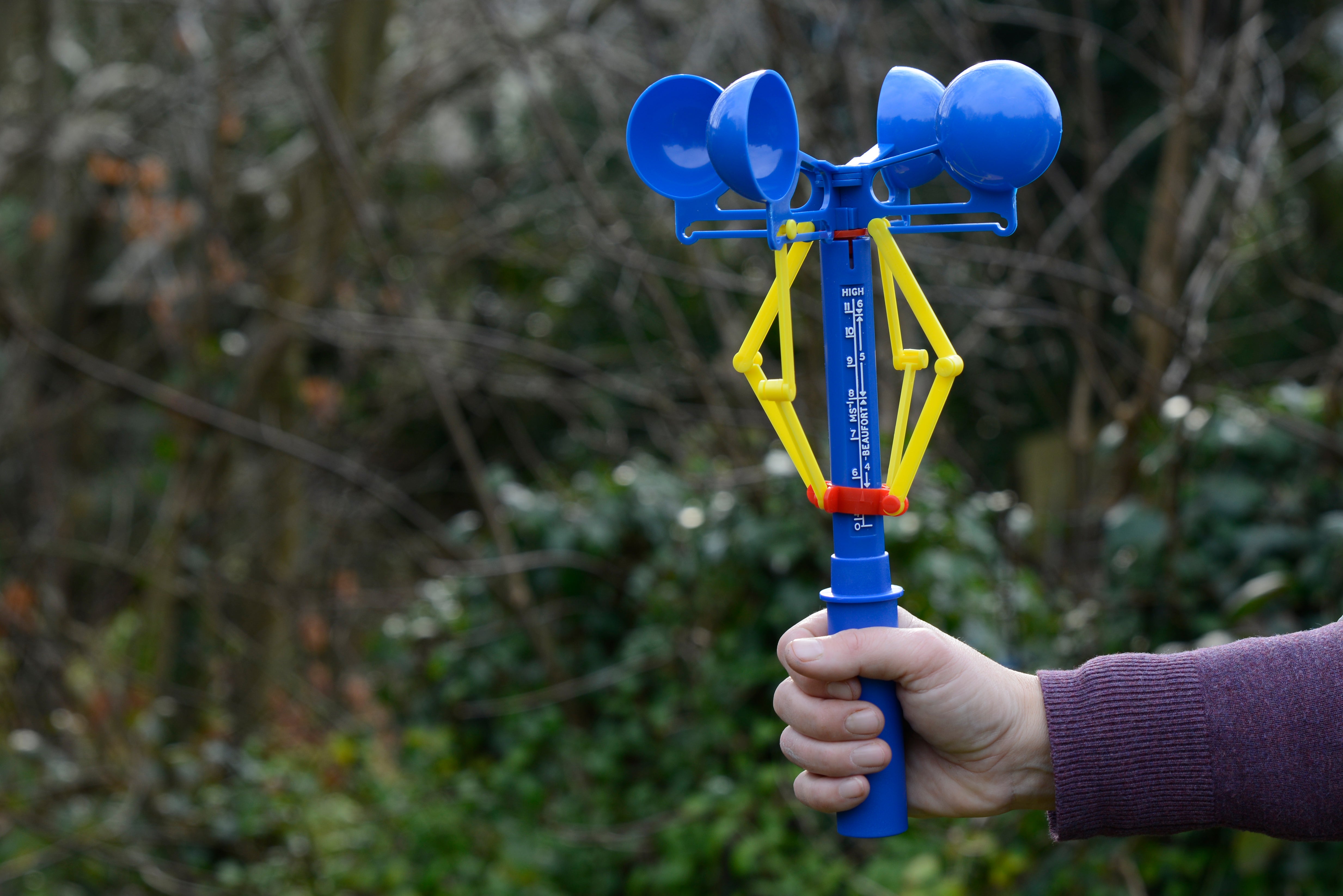 Portable Animometer Plastic anemometer hand-held or permanently fixed | Invicta | Geopacks