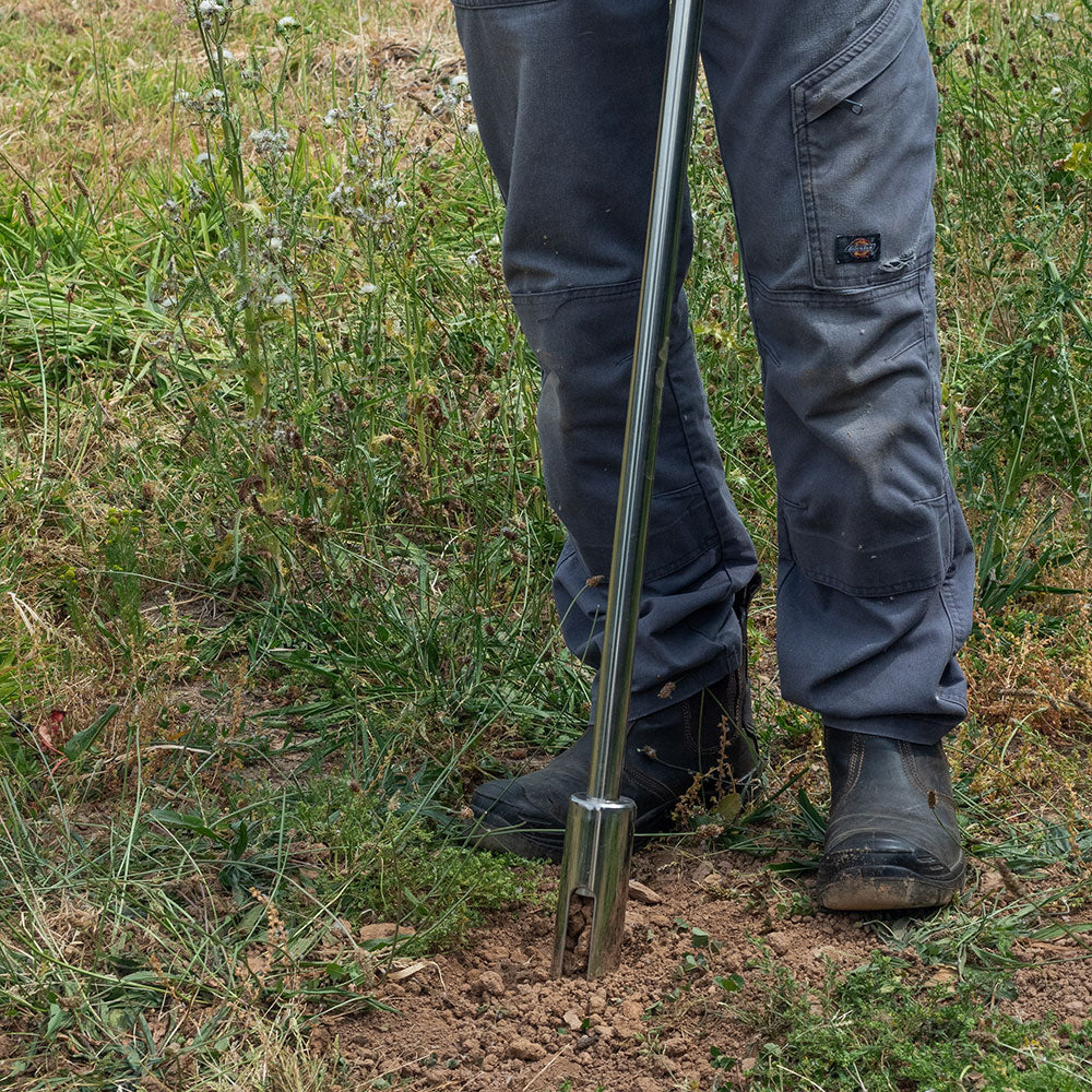Stainless Steel Soil Corer (45mm x 30mm Diameter)