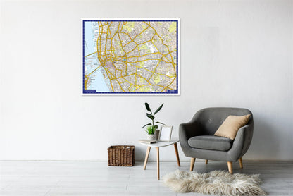 A-Z Map of Liverpool  Wall Map