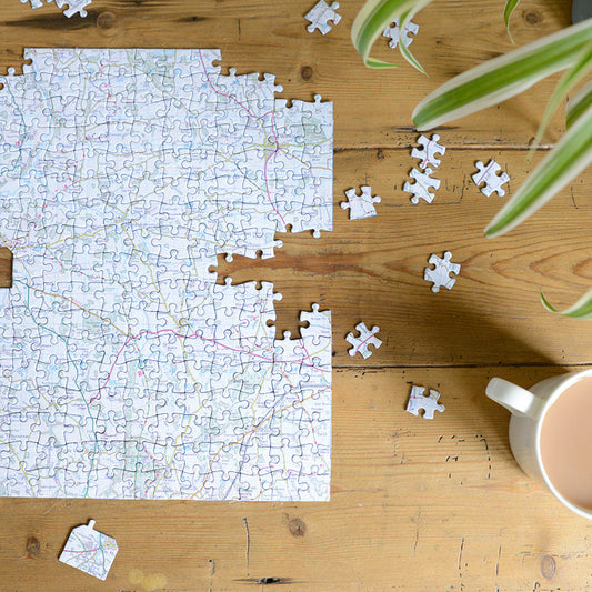 Hometown Map UK Jigsaw Puzzle