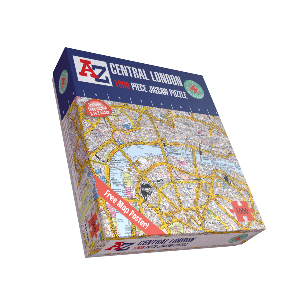 A-Z Map of  London 1000 Piece Jigsaw