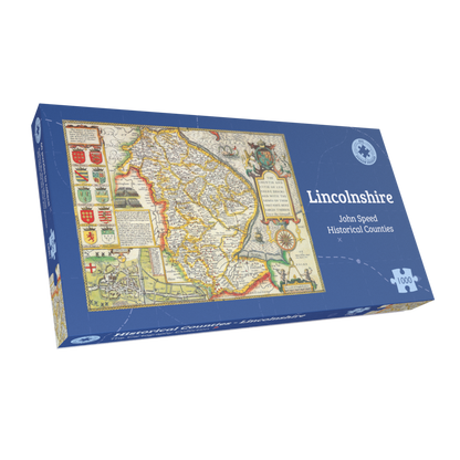 Lincolnshire Historical Map 1000 Piece Jigsaw Puzzle (1610)
