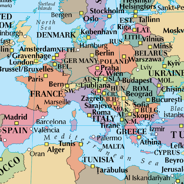 World Countries Map – Geopacks