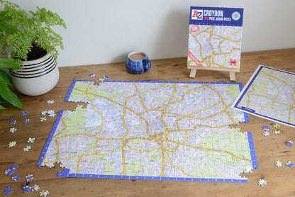 A-Z Map of Croydon 1000 Piece Jigsaw