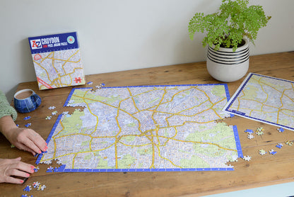 A-Z Map of Croydon 1000 Piece Jigsaw