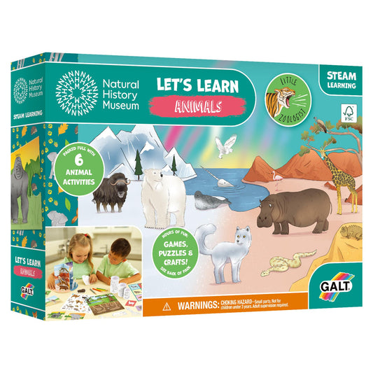 D - Natural History Museum Let's Learn Animals Activity Pack