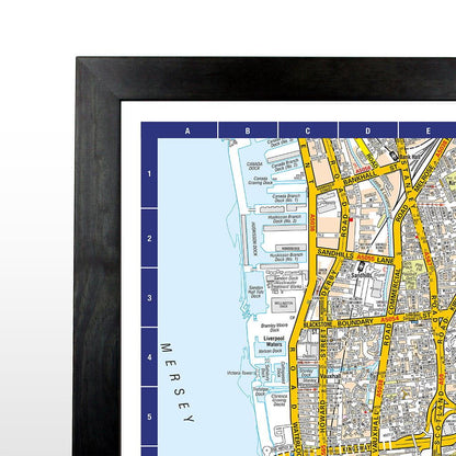 A-Z Map of Liverpool  Wall Map