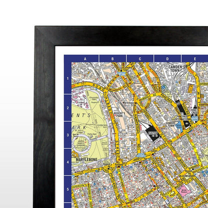 A-Z Map of Central London Wall Map