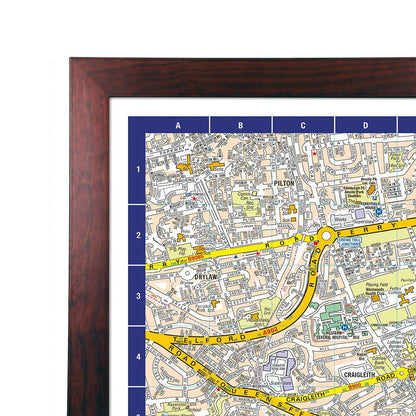 A-Z Map of Edinburgh Wall Map