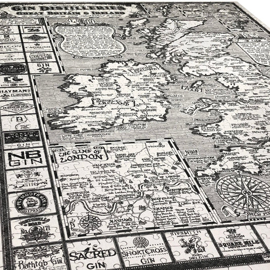 Gin Map Jigsaw 
Puzzle - 1000 pieces