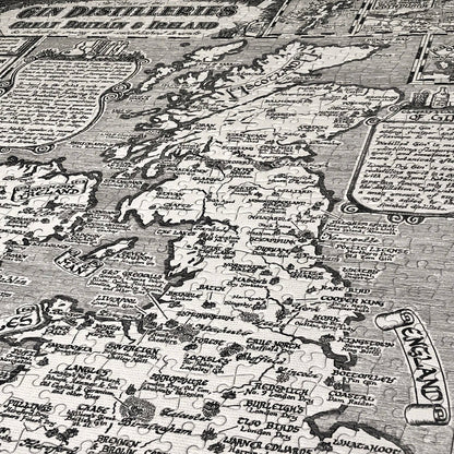 Gin Map Jigsaw 
Puzzle - 1000 pieces