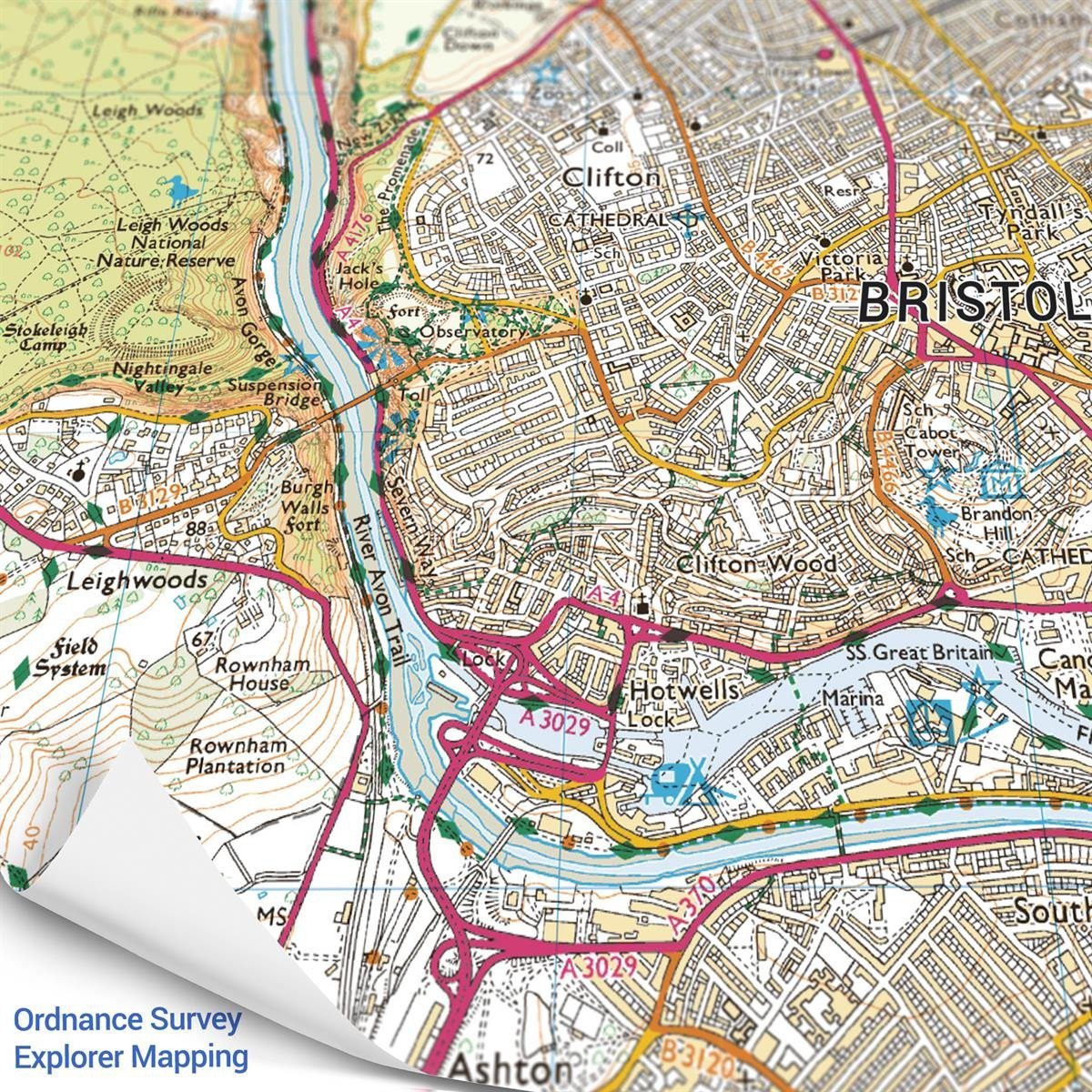 Map Gift - My Home Is Here - Personalised Wall Map